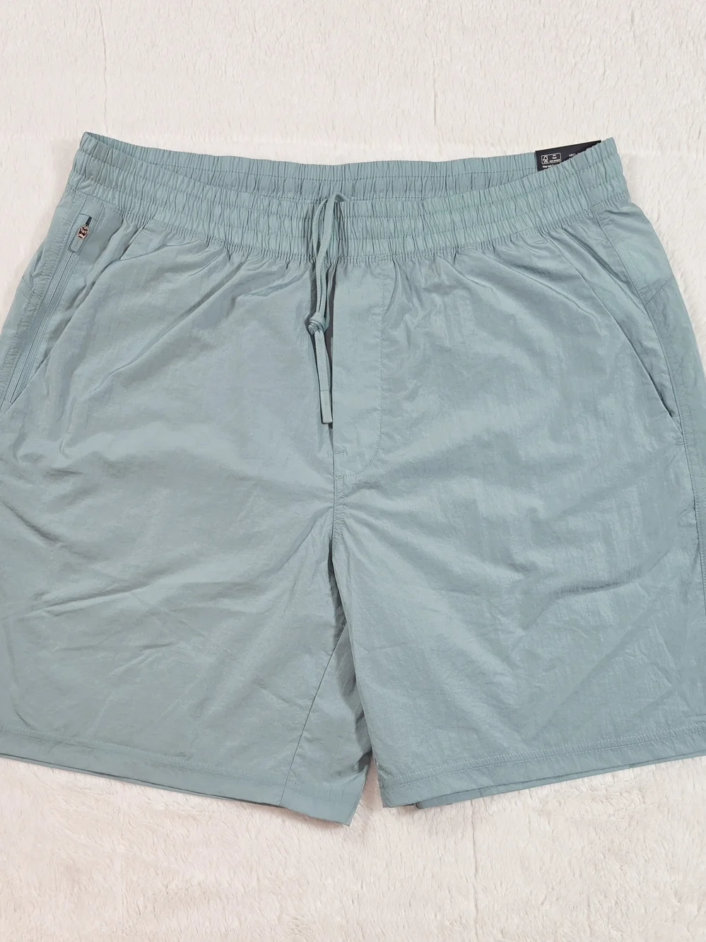 Men's Hybrid Swim Shorts in Seafoam (Drawstring Waist)